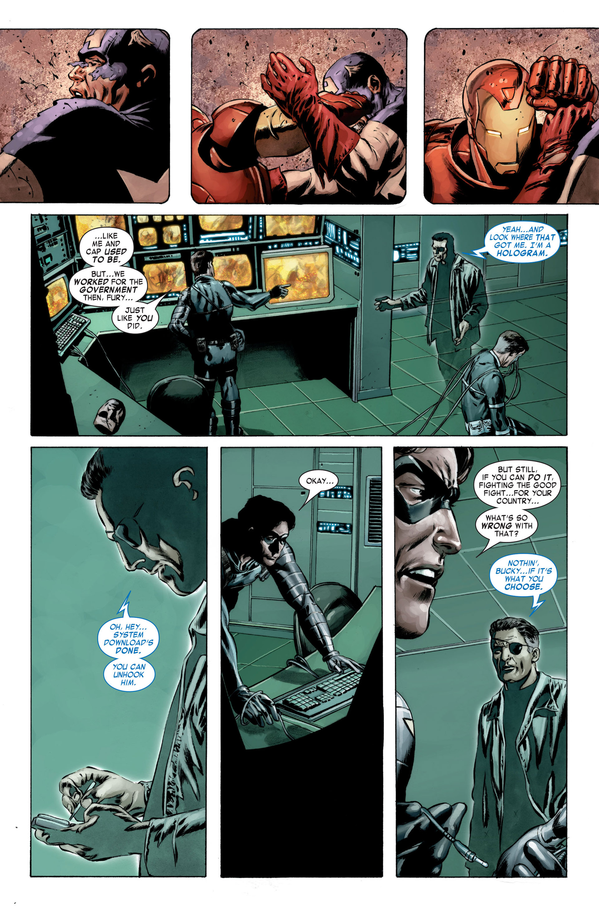 Read online Captain America (2005) comic -  Issue #23 - 10