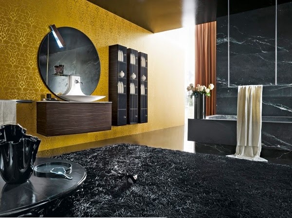 Ideas to decorate the bathroom in black
