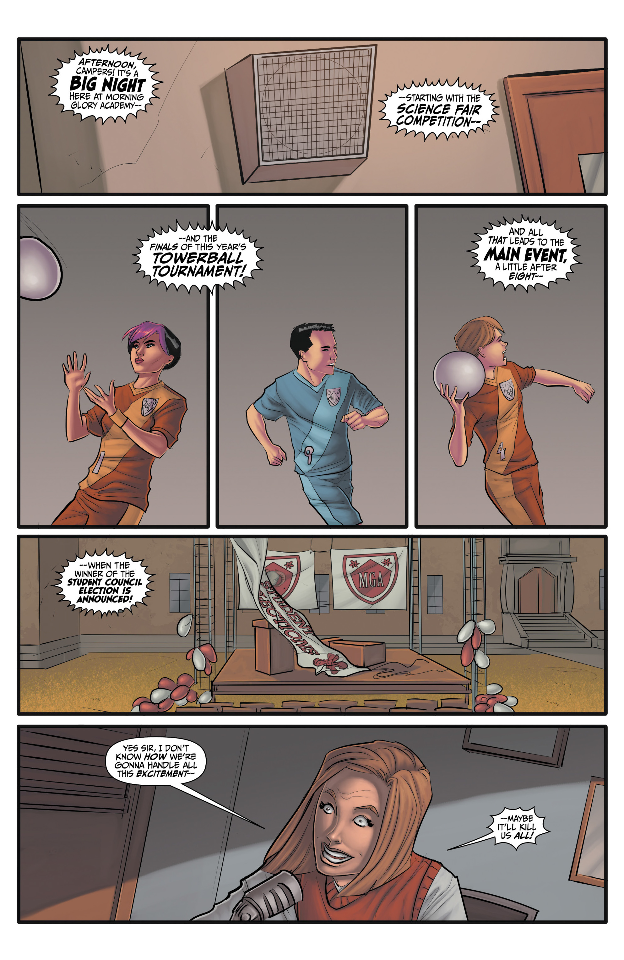 Read online Morning Glories comic -  Issue #49 - 15