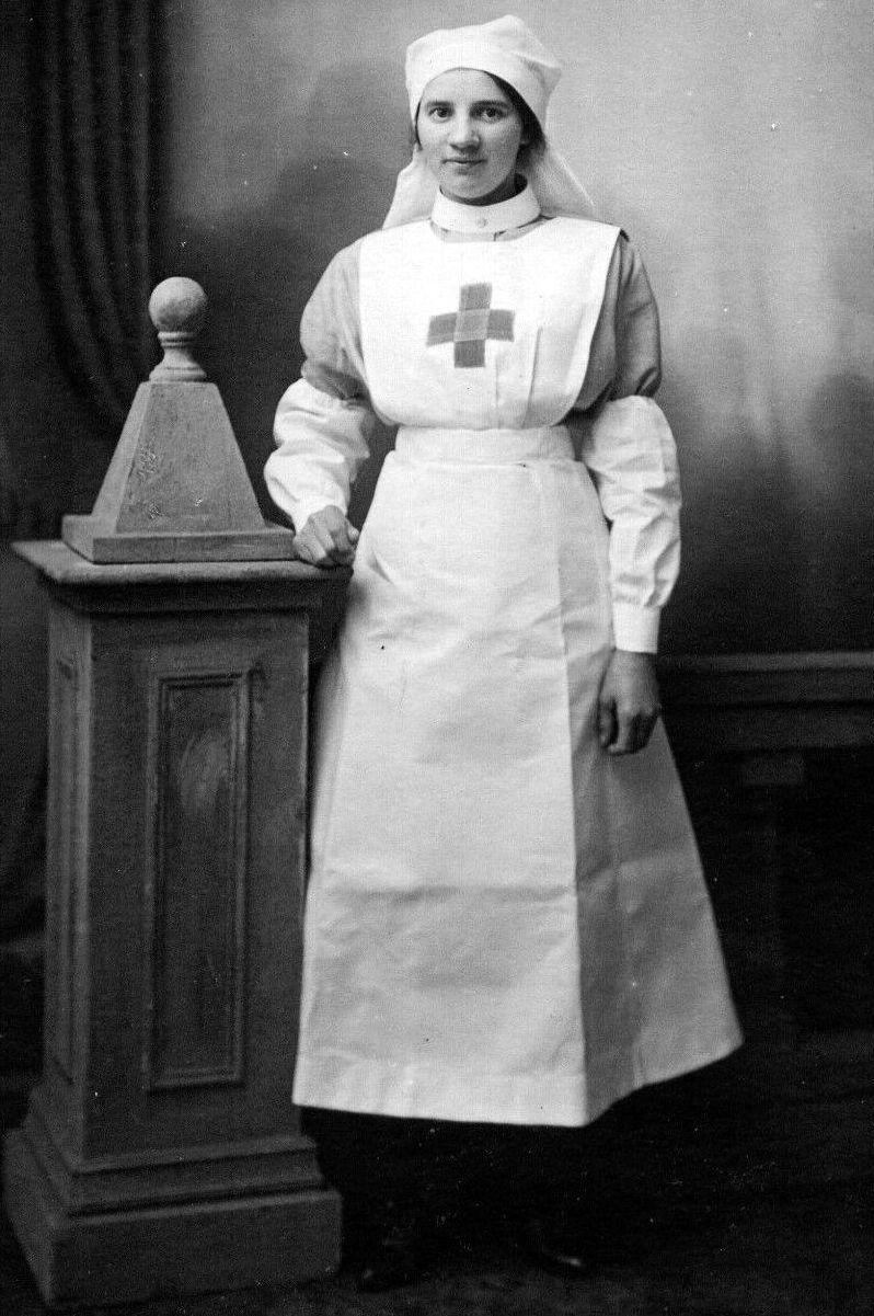 Tour Scotland Old Photograph Red Cross Nurse Perth Perthshire Scotland