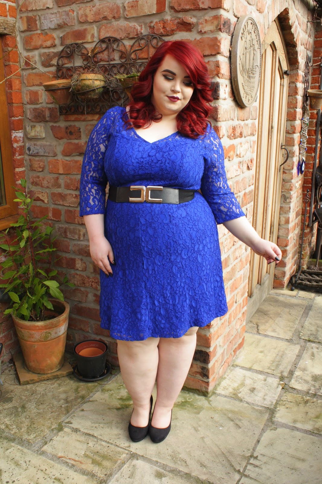 George At Asda Blue Lace Dress - She Might Be Loved