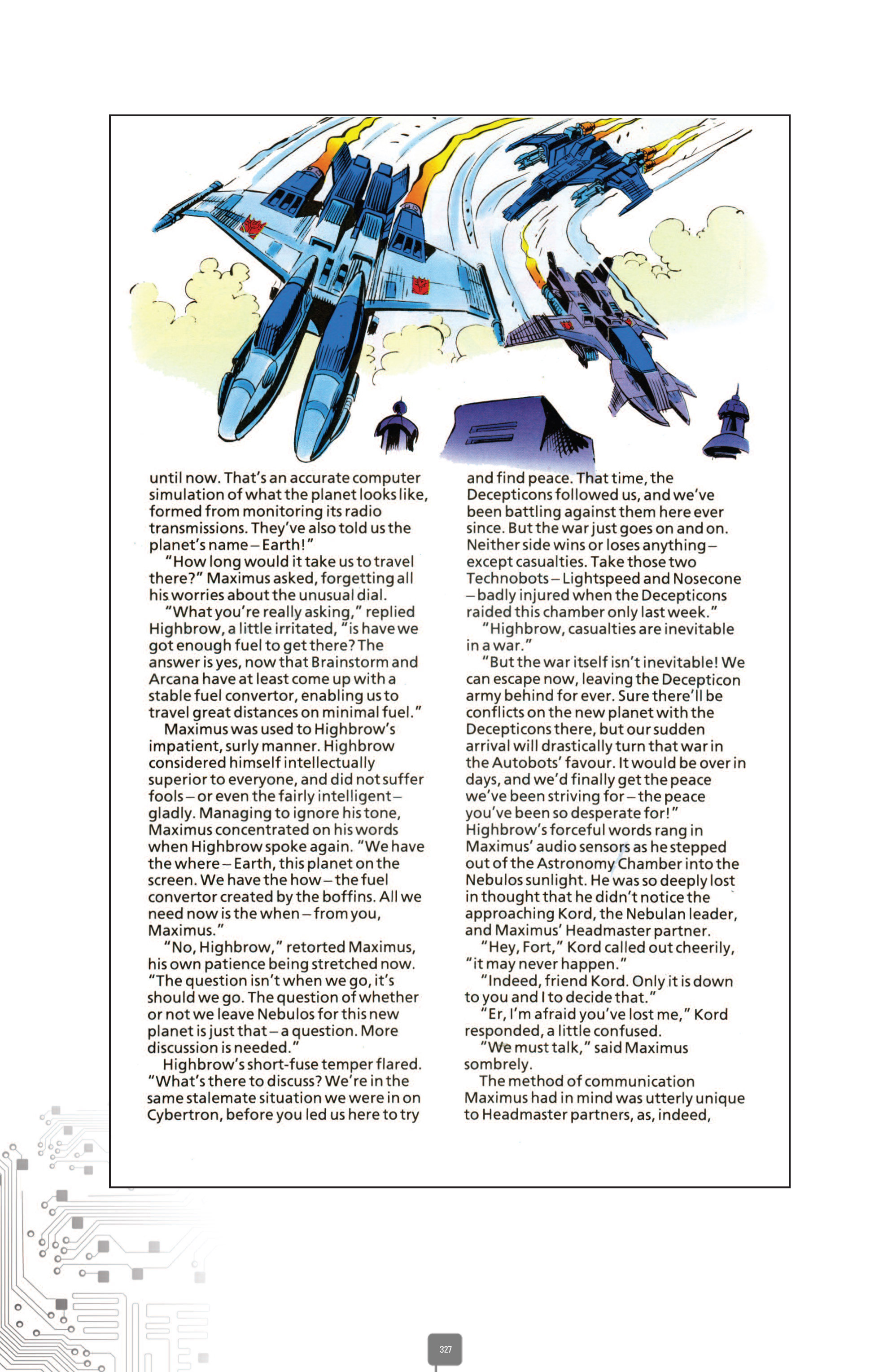 Read online The Transformers Classics UK comic -  Issue # TPB 4 - 327