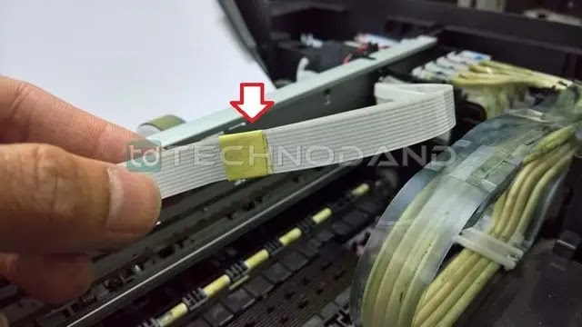 Cara Ganti Kabel Fleksibel Print Head Epson L1110