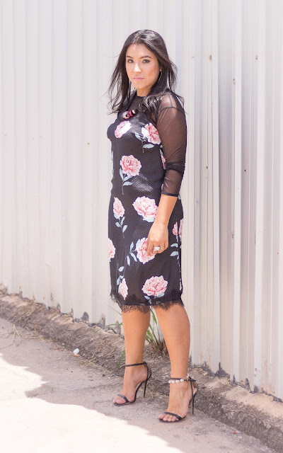 Slip dress floral: look do dia