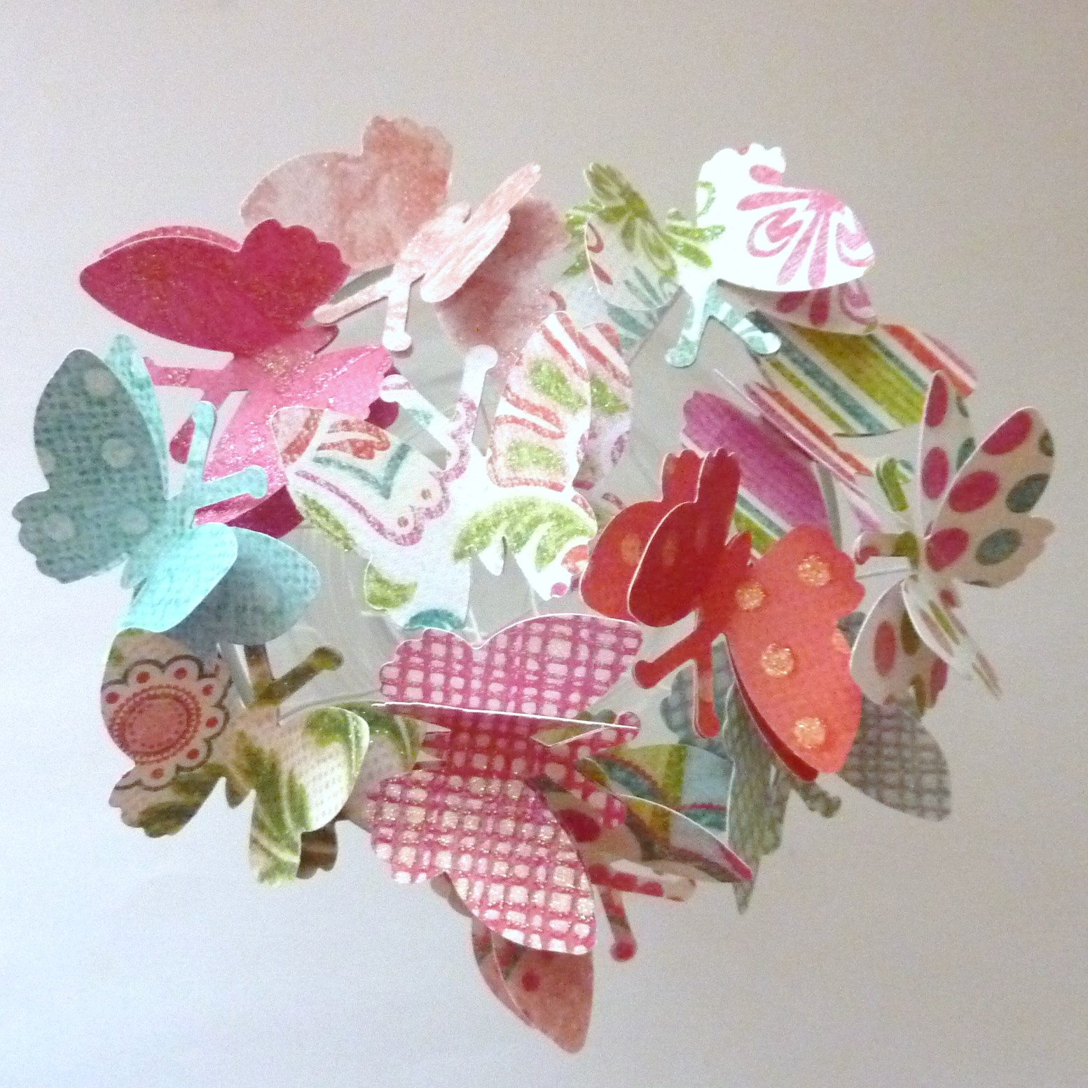 Beach Cottage Studio Butterflies on Wire for Birthday Party