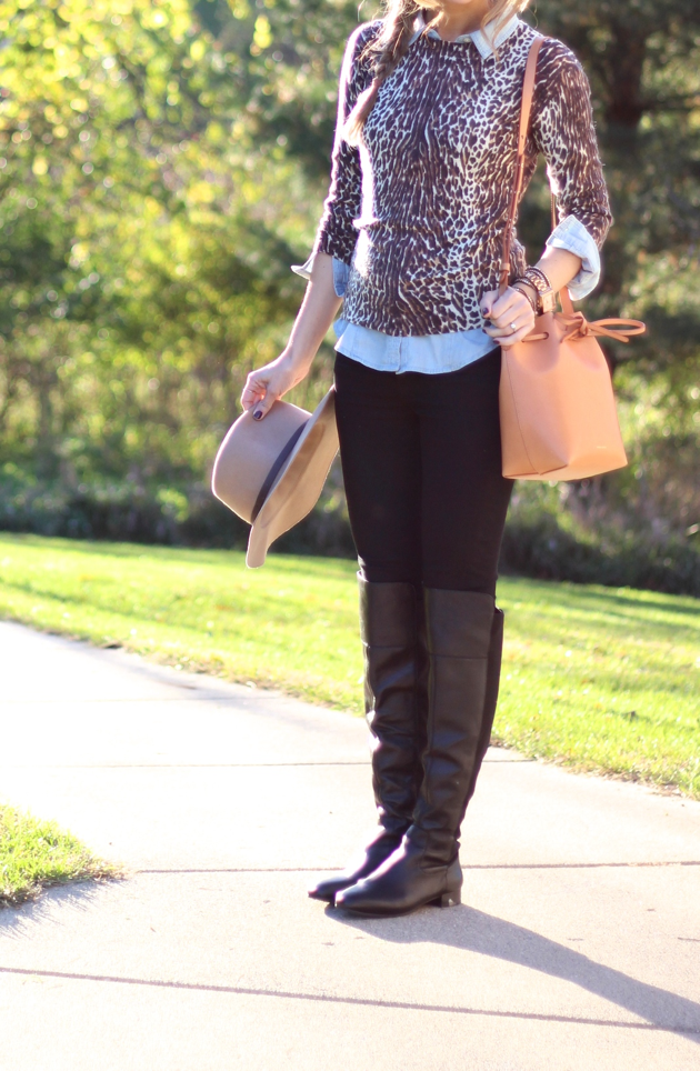 layers and boots - Lilly Style