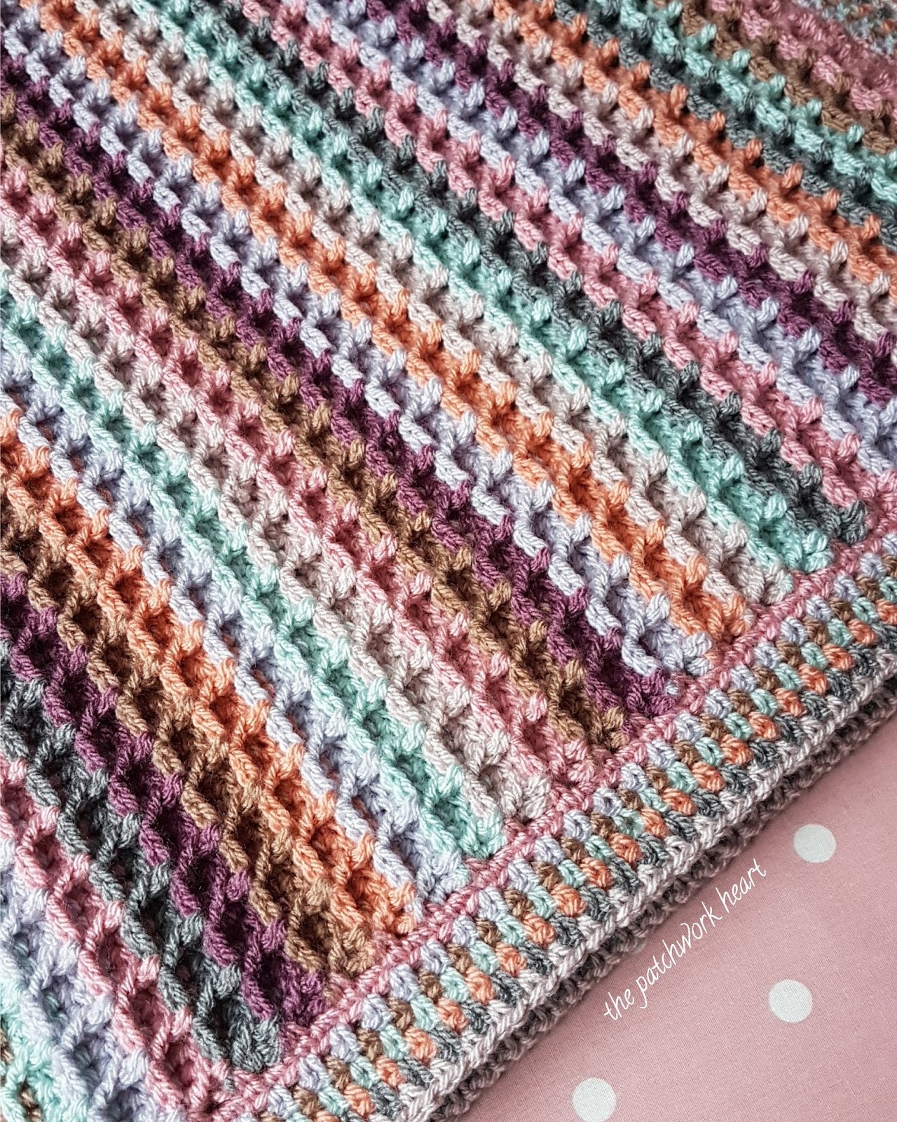 The Patchwork Heart: The waffle blanket