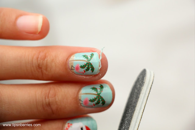 how to remove jamberry nail wraps