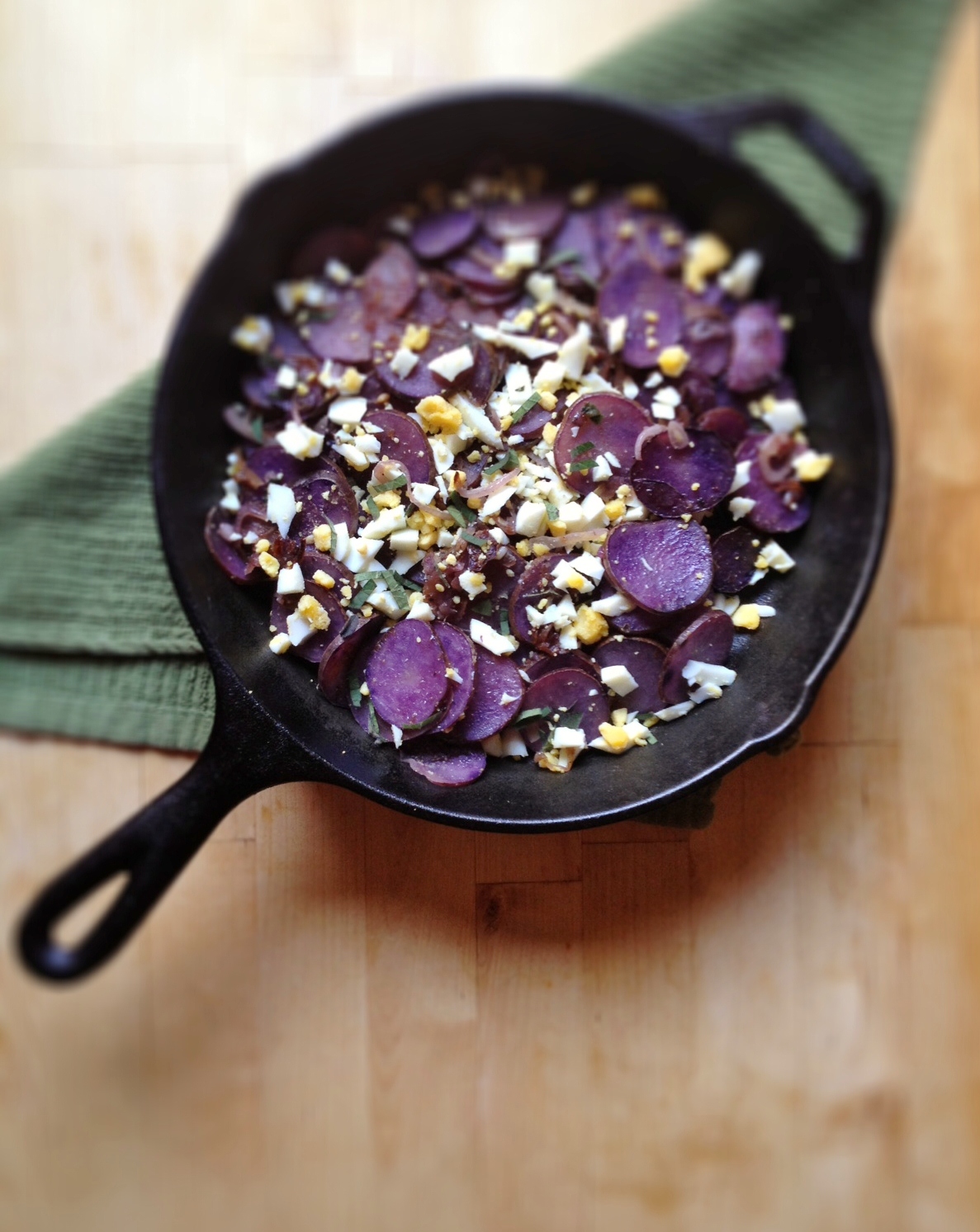 Lancaster Farm Fresh CSA Recipe Group Crispy Purple Potatoes with