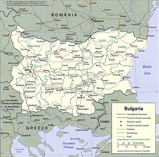 image: Bulgaria political map
