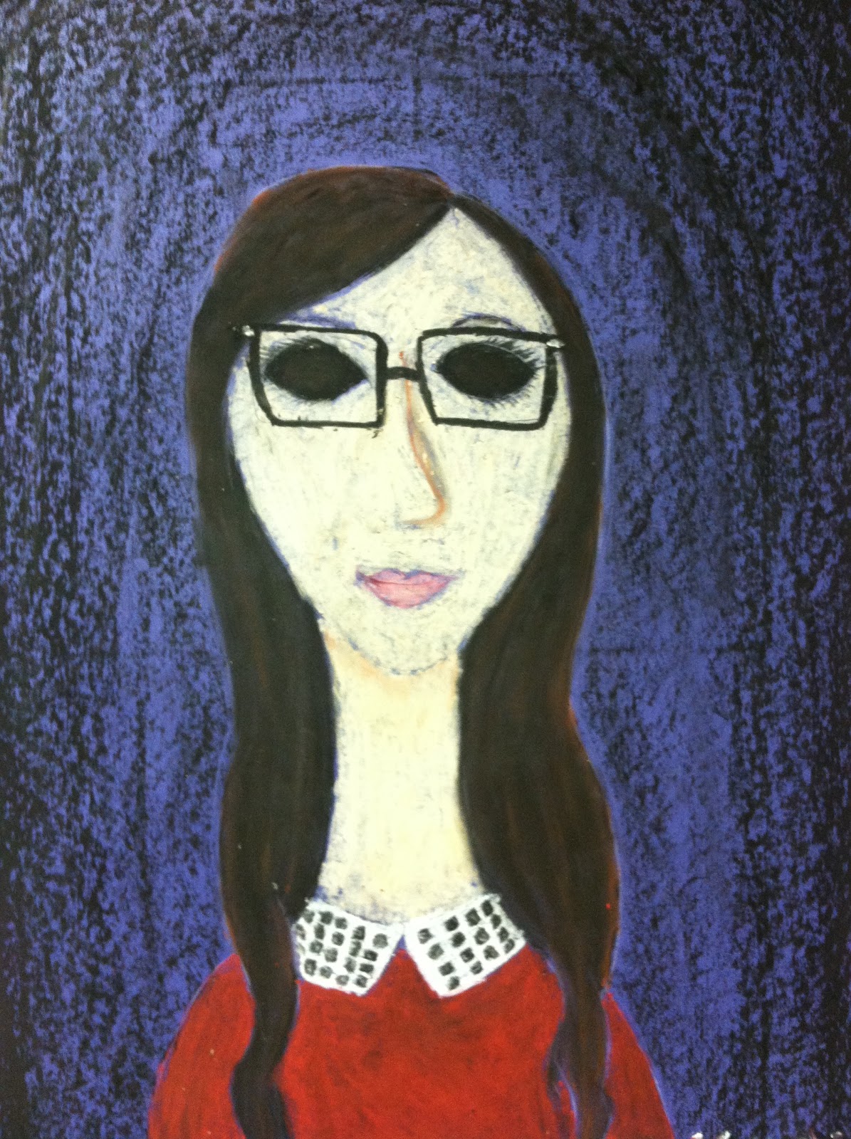 Mrs Wille s Art Room: Portraits in the style of Amadeo Modigliani