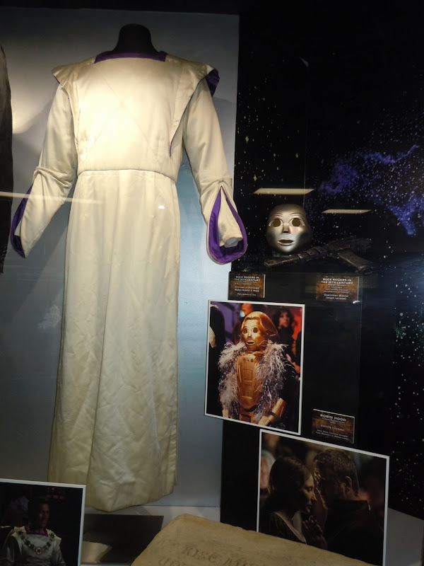 Buck Rogers TV costume and props display