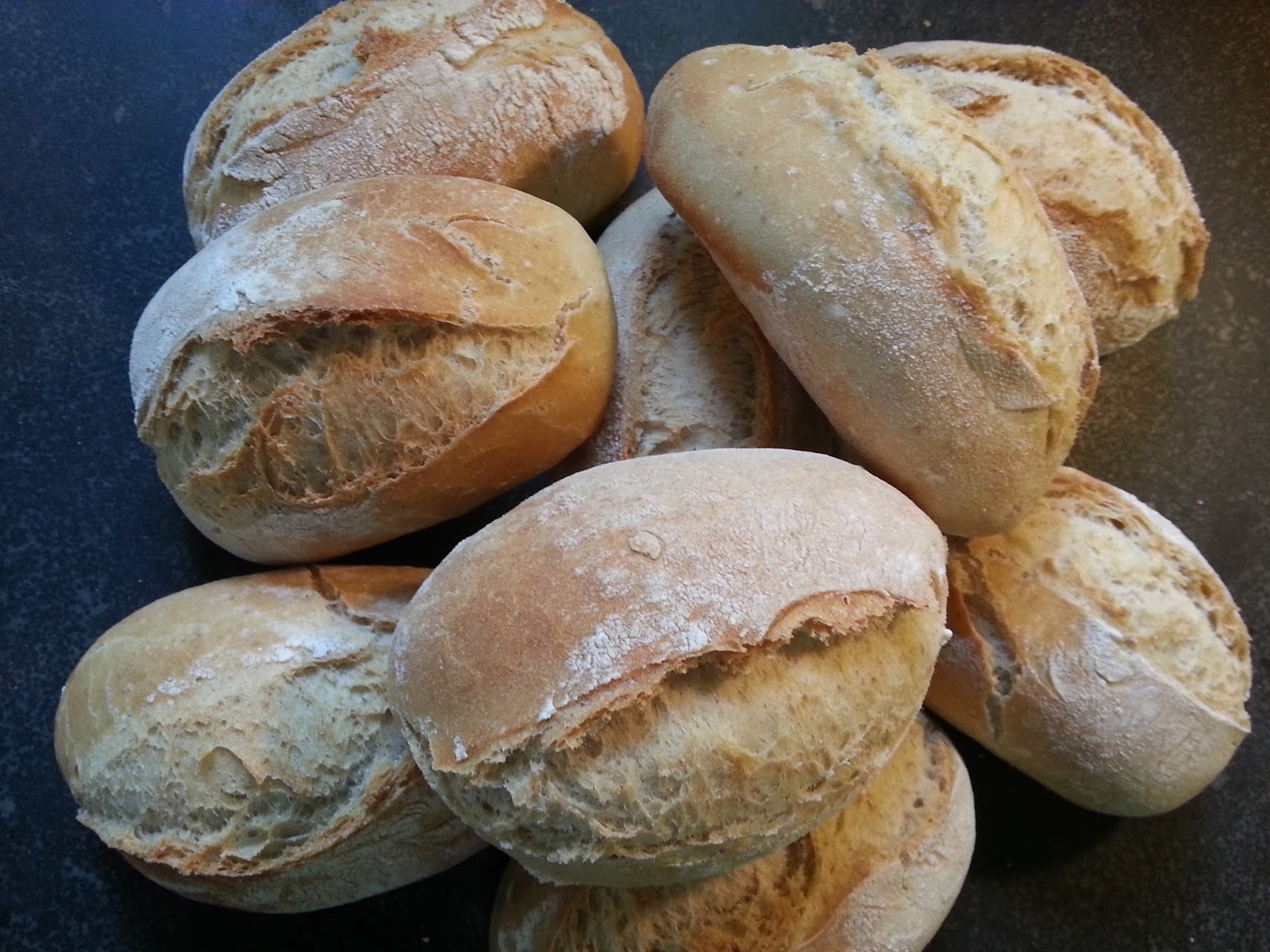 What's in my AGA? Schnittbrötchen mit Sauerteig (German sourdough