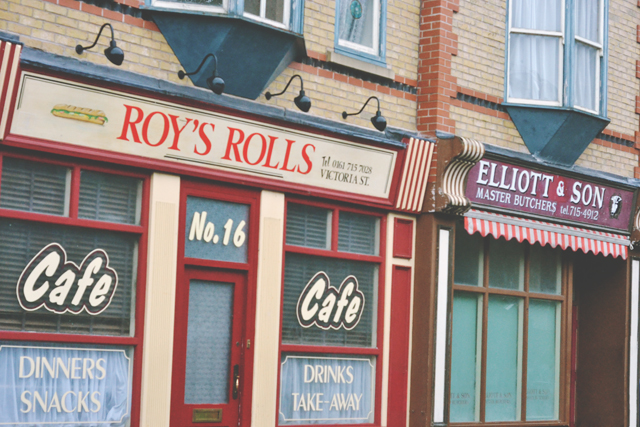 Roy's Rolls and Elliot and Son Butcher Coronation Street Tour
