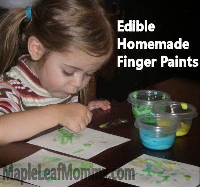 sensory activities for kids, finger paint, edible