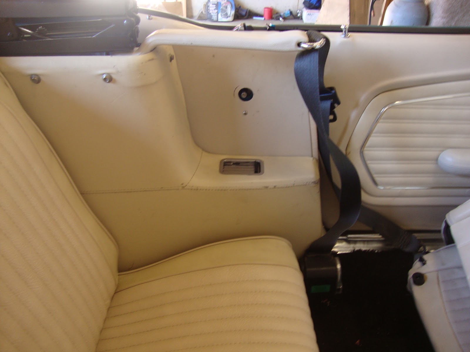 1968 Mustang Convertible Restoration Safety First Shoulder Belts