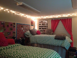 lights around string dorm august coordinated bedding yes