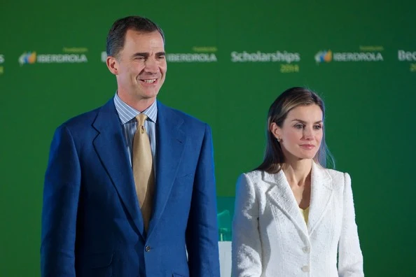 King Felipe and Queen Letizia attend the Delivery of Scholarships at Casa de America