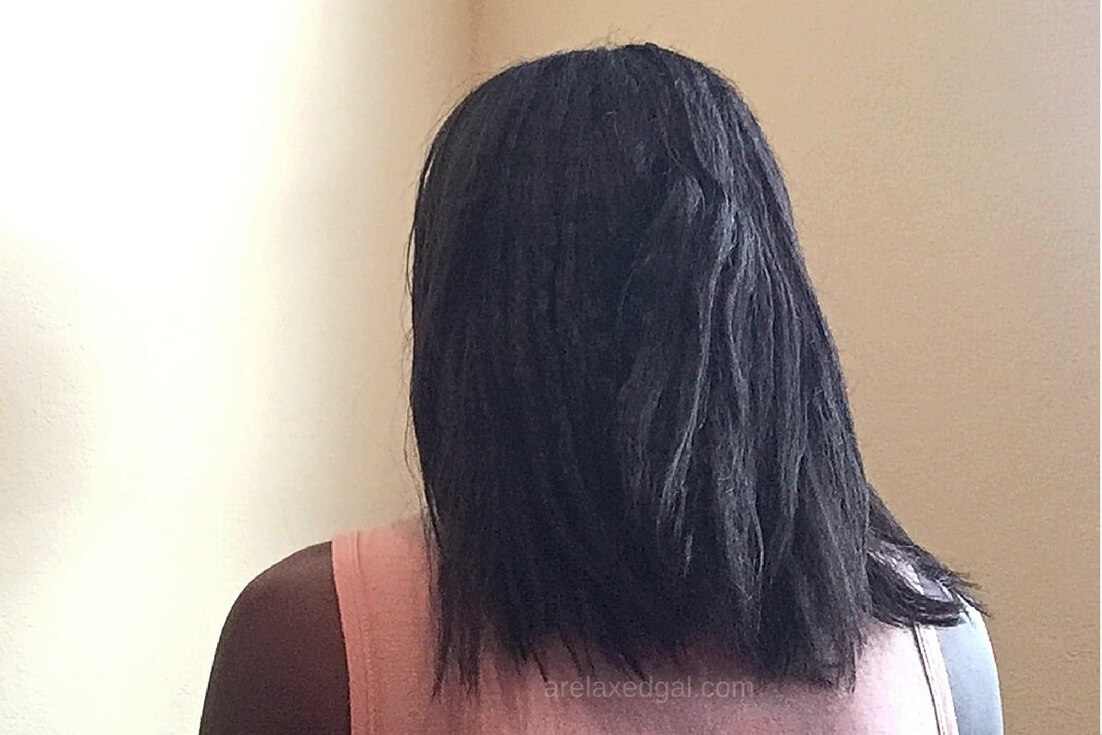 A Relaxed Gal wash day experience at 7 weeks post 7.11.15 relaxer touch up. | arelaxedgal.com
