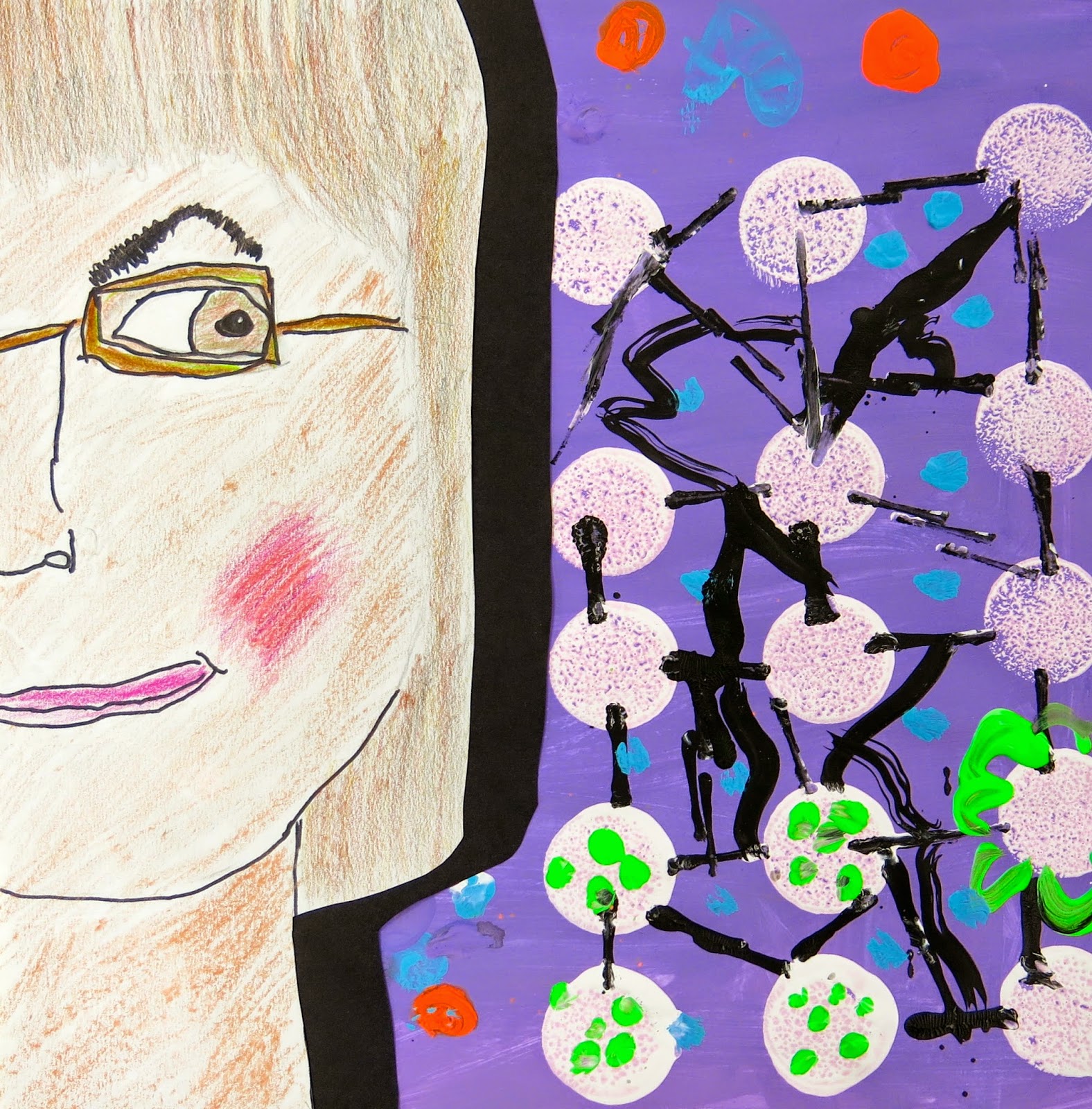 Cassie Stephens In The Art Room Beautiful Oops Self Portraits With Third Grade Beautiful Oops Art Room Self Portrait Art