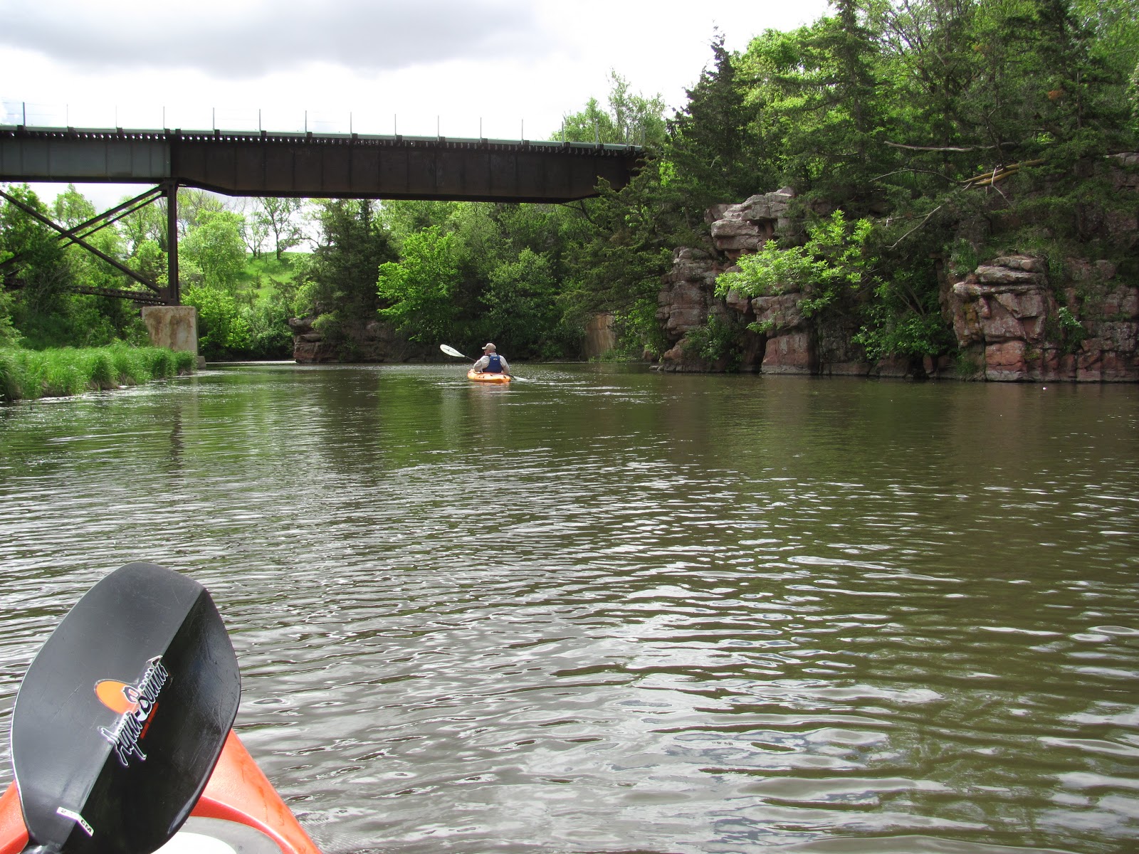 Kayaking the Lakes of South Dakota Split Rock Creek Above Garretson Dam