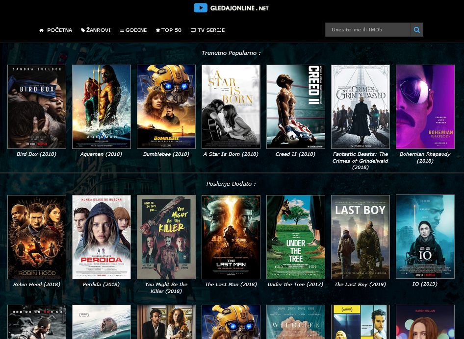 Besplatni filmovi za gledanje online