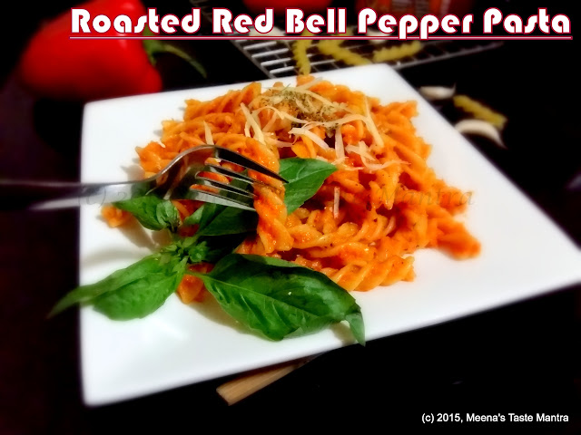 Roasted Red Bell Pepper Pasta