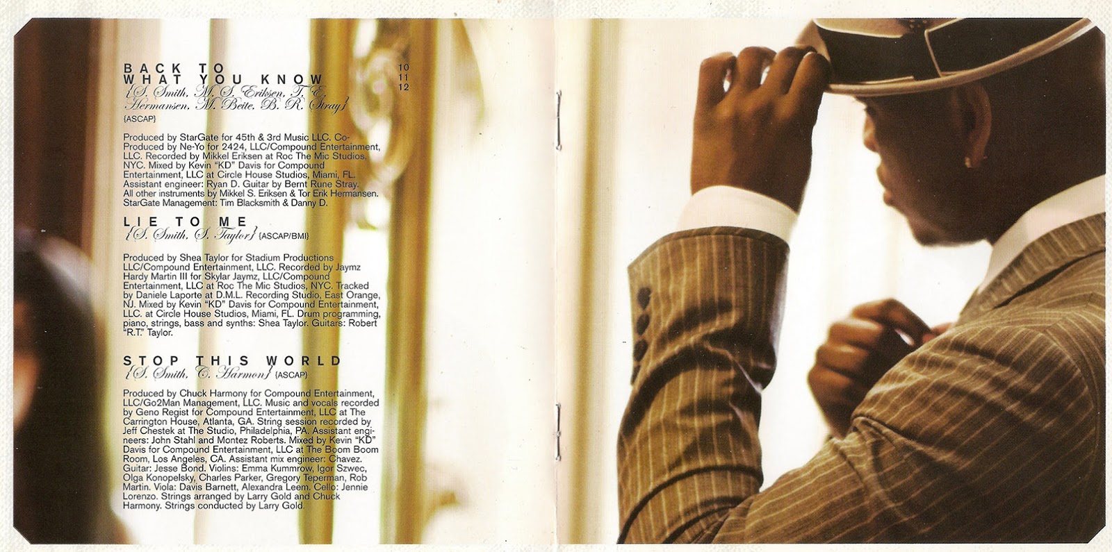 Encarte NeYo Year Of The Gentleman (UK Edition) Encartes Pop