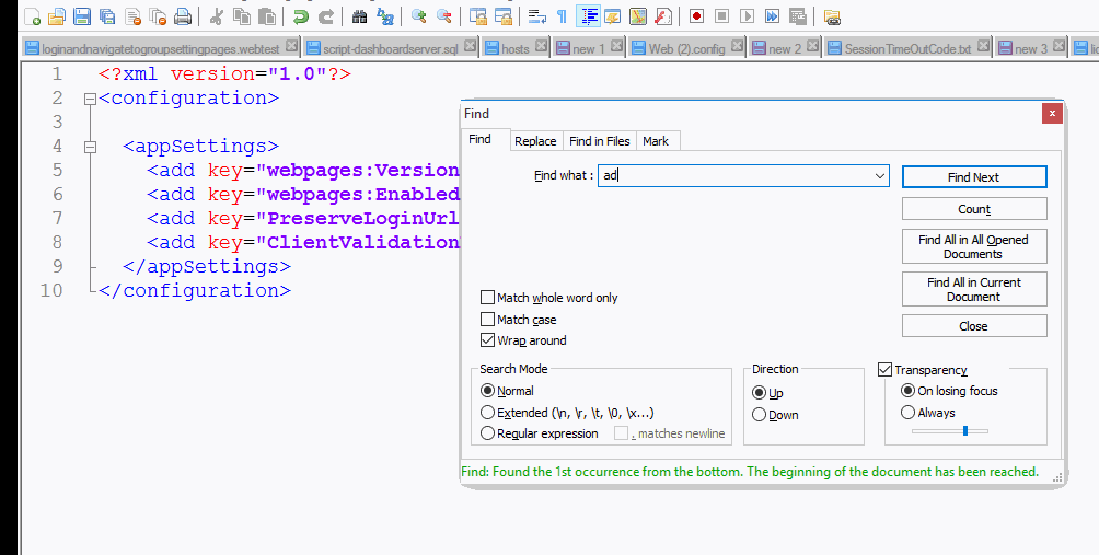 Text searching made easy with Notepad++ - GeeksWebLogs