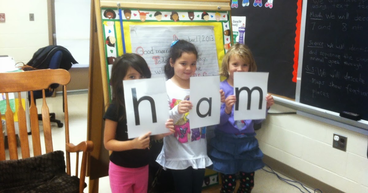 Miss Llewellyn s Kindergarten at am And an Word Endings