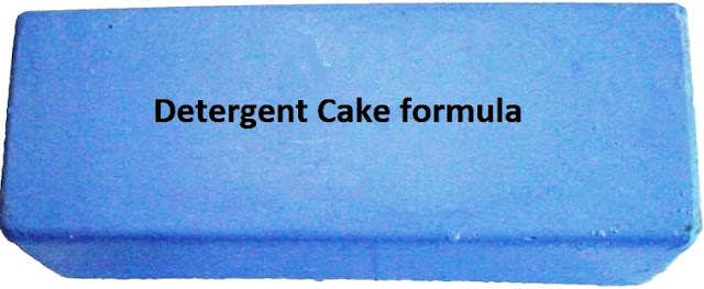 Detergent Cake formula