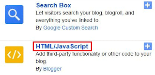 Blogger Html JavaScript