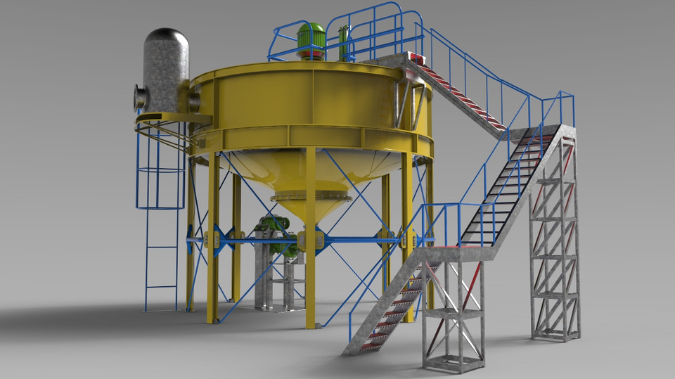 THE "CFB" 450 SLUDGE THICKENER download free cad models