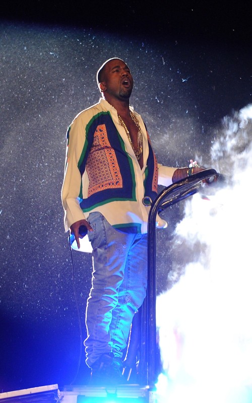 Lights, Camera.....FLASHDANCE! Kanye Closes Out The Coachella Music