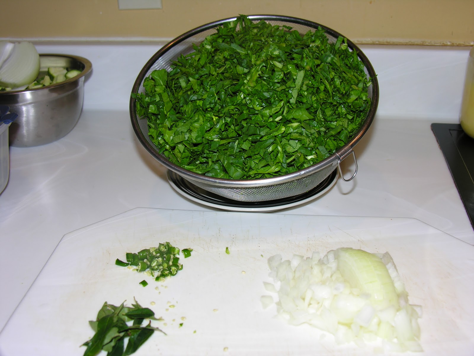 ShaRach cooking: Spinach curry