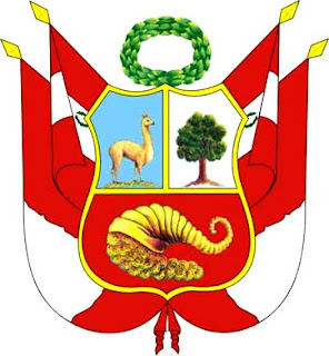 Escudo del Perú Dibujo del Escudo del Perú a color