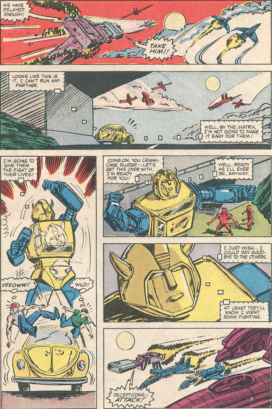 Read online The Transformers (1984) comic -  Issue #16 - 21