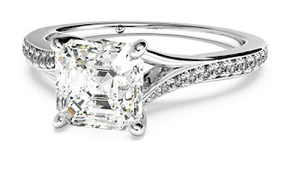 asscher engagement rings