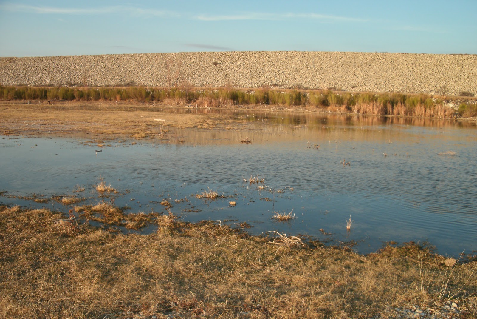 Twin Buttes Reservoir February 2013