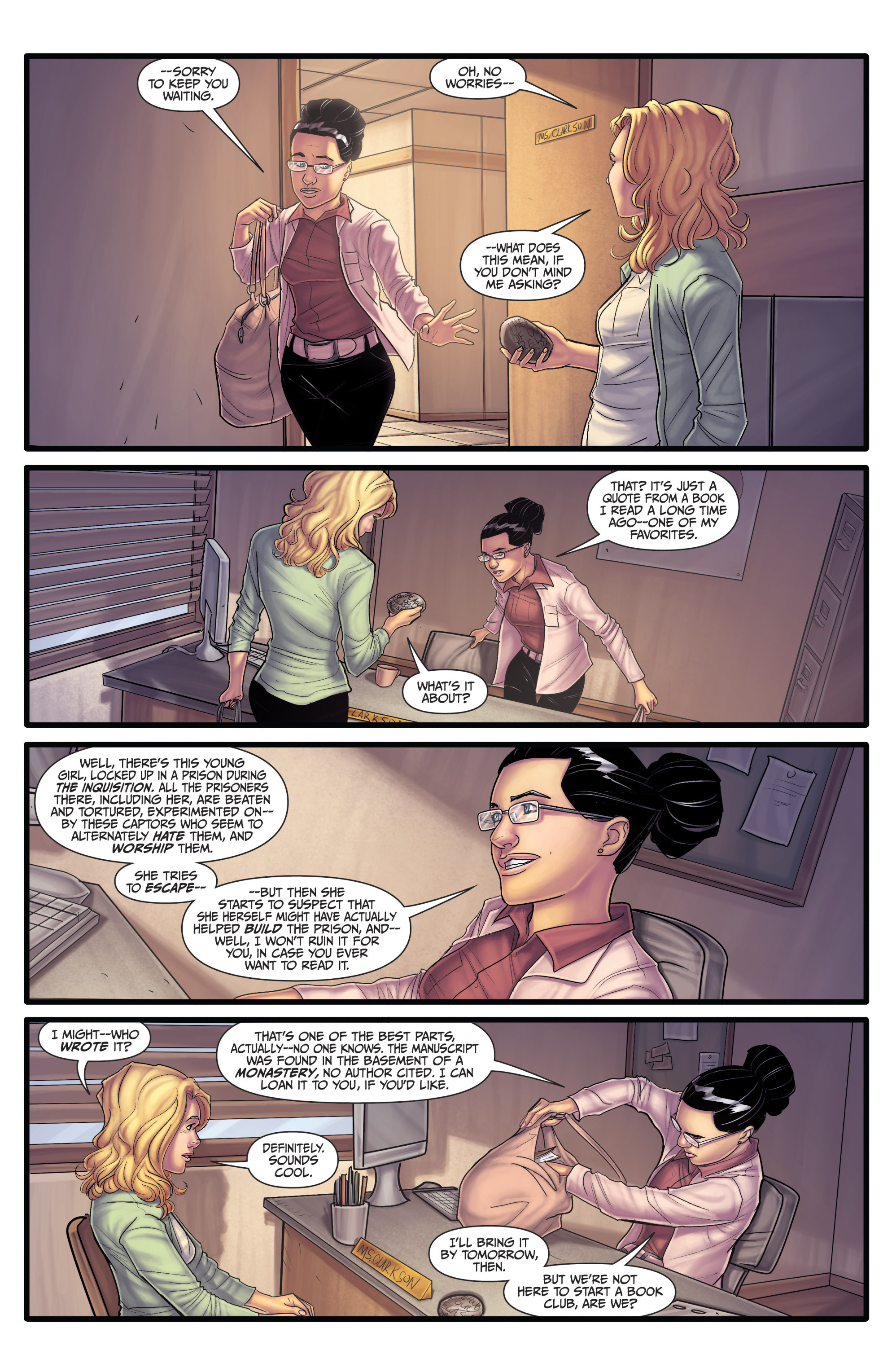 Read online Morning Glories comic -  Issue #27 - 7