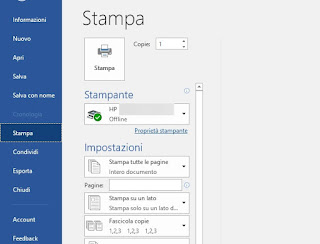 Stampa Word