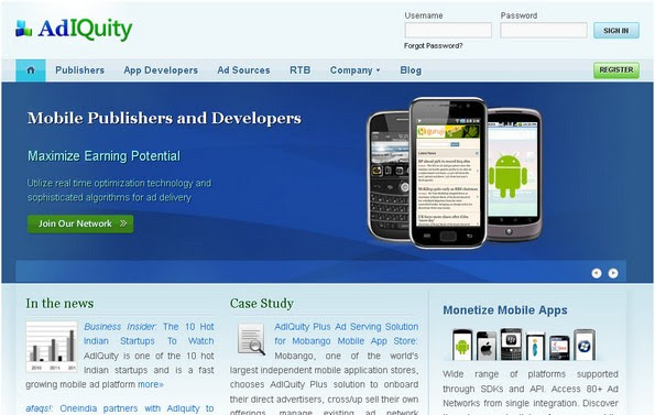 AdIQuity mobile ad network