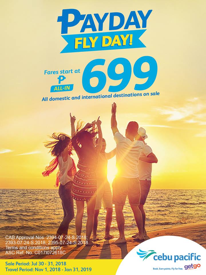 Manila Shopper: Cebu Pacific Payday Flyday Seat SALE: July ...