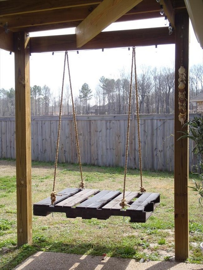 50+ DIY Pallet Swing Ideas Make Immediately Pallets Platform