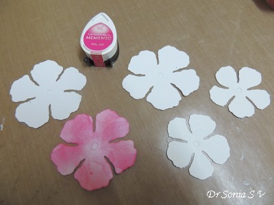 crafters corner flower making simplified die cut paper flower shapes