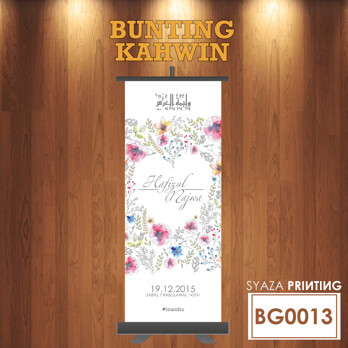 SYAZA CREATIVE: BUNTING KAHWIN