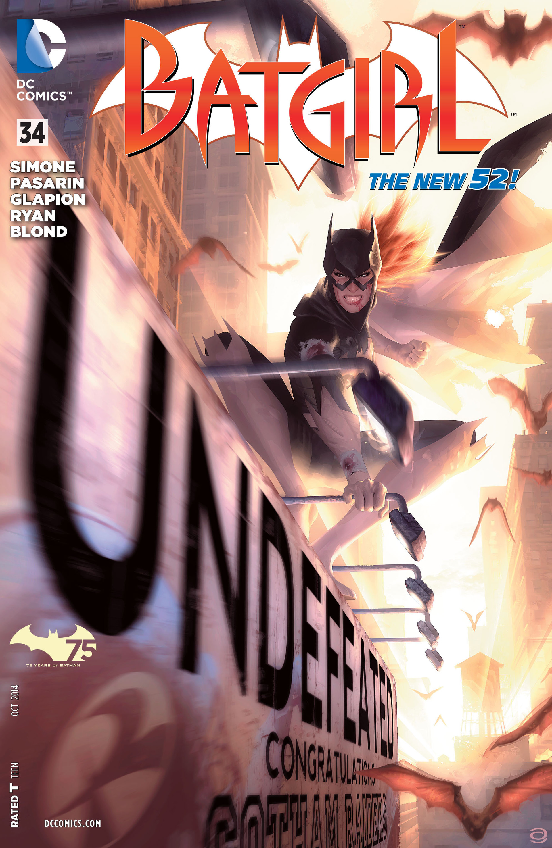 Read online Batgirl (2011) comic -  Issue #34 - 1