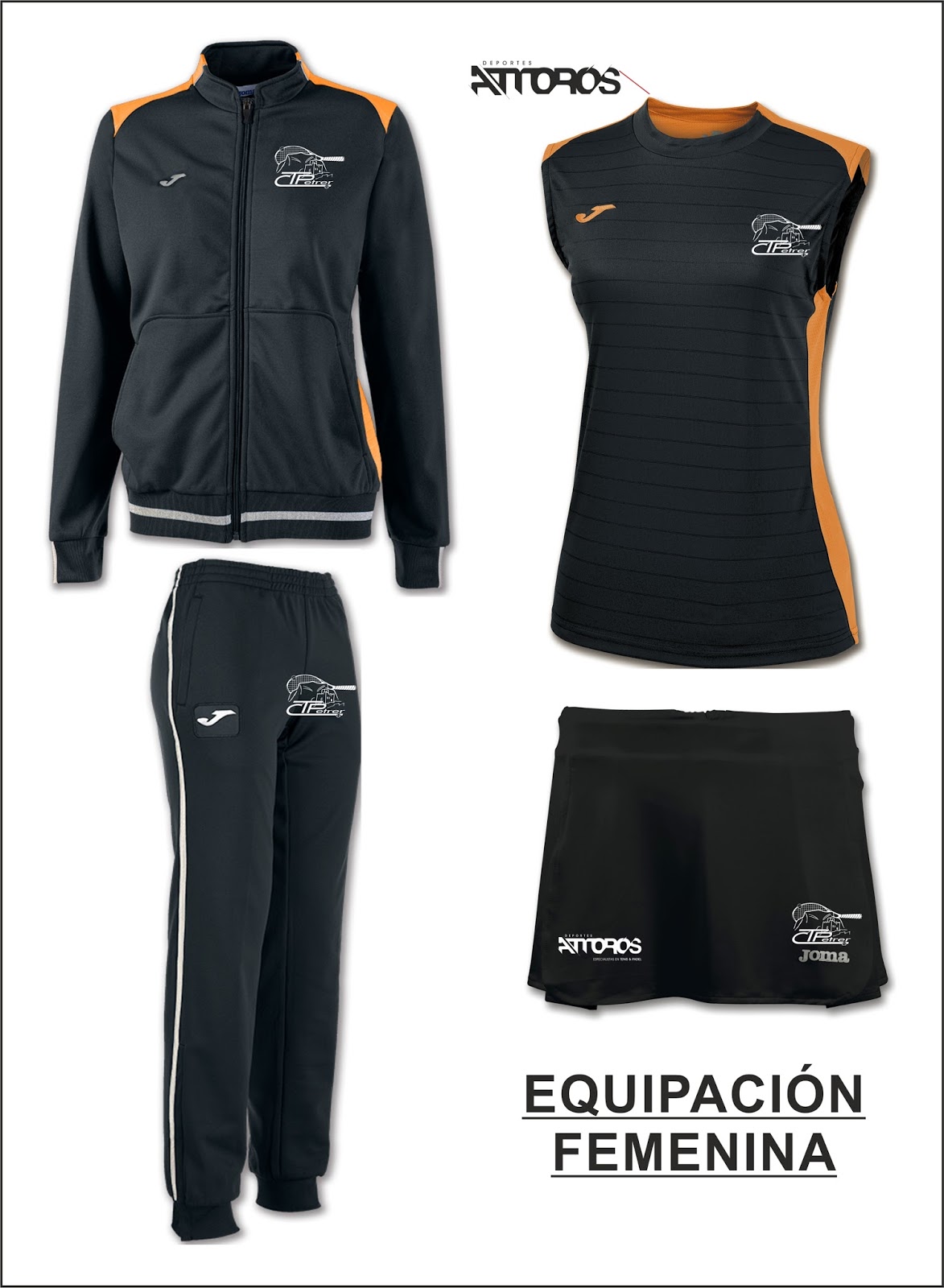equipacion de tenis