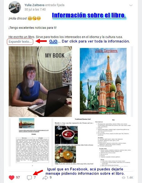 VK. Chica traductora en VK. Hay muchos latinos en VK. Yulia Zaitseva trabajando en sus libros.