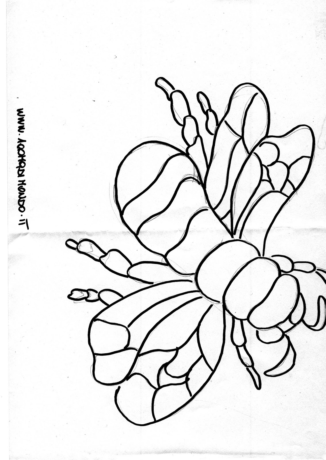 SCARICA GRATIS! Ape Da Colorare Per Bambini - Disegni da ...